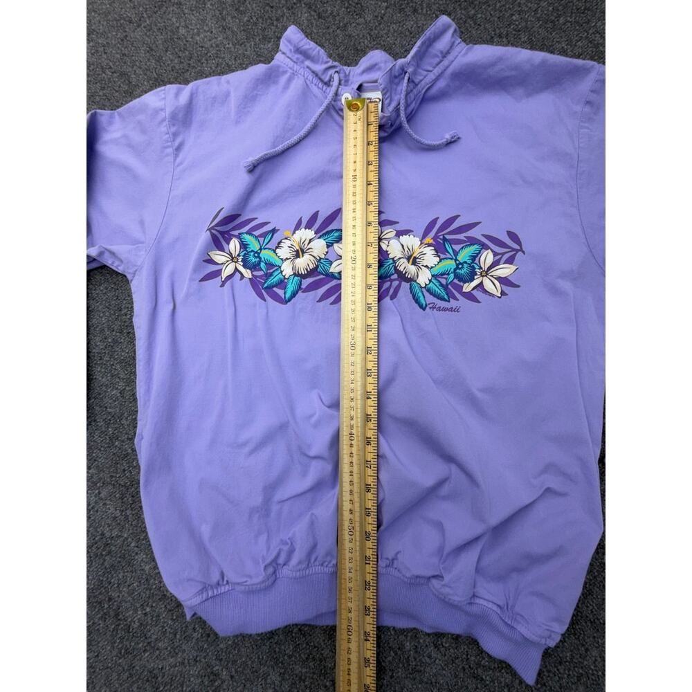 Crazy Shirts Lavender Dyed Pullover Floral M - Picture 6 of 11